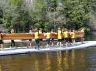 Cheema Launches New War Canoe - © Doris Corbin